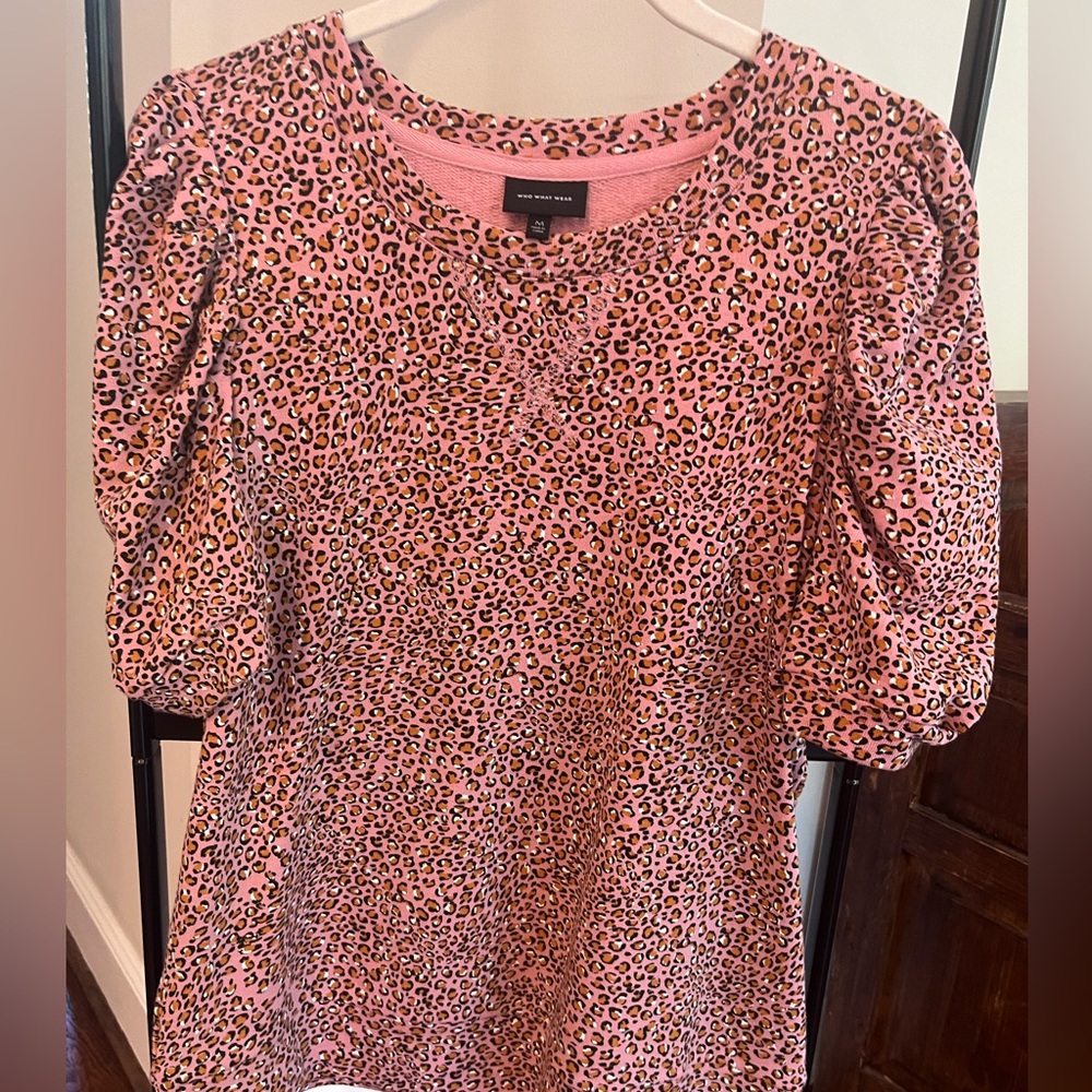 Who What Wear puff sleeve top